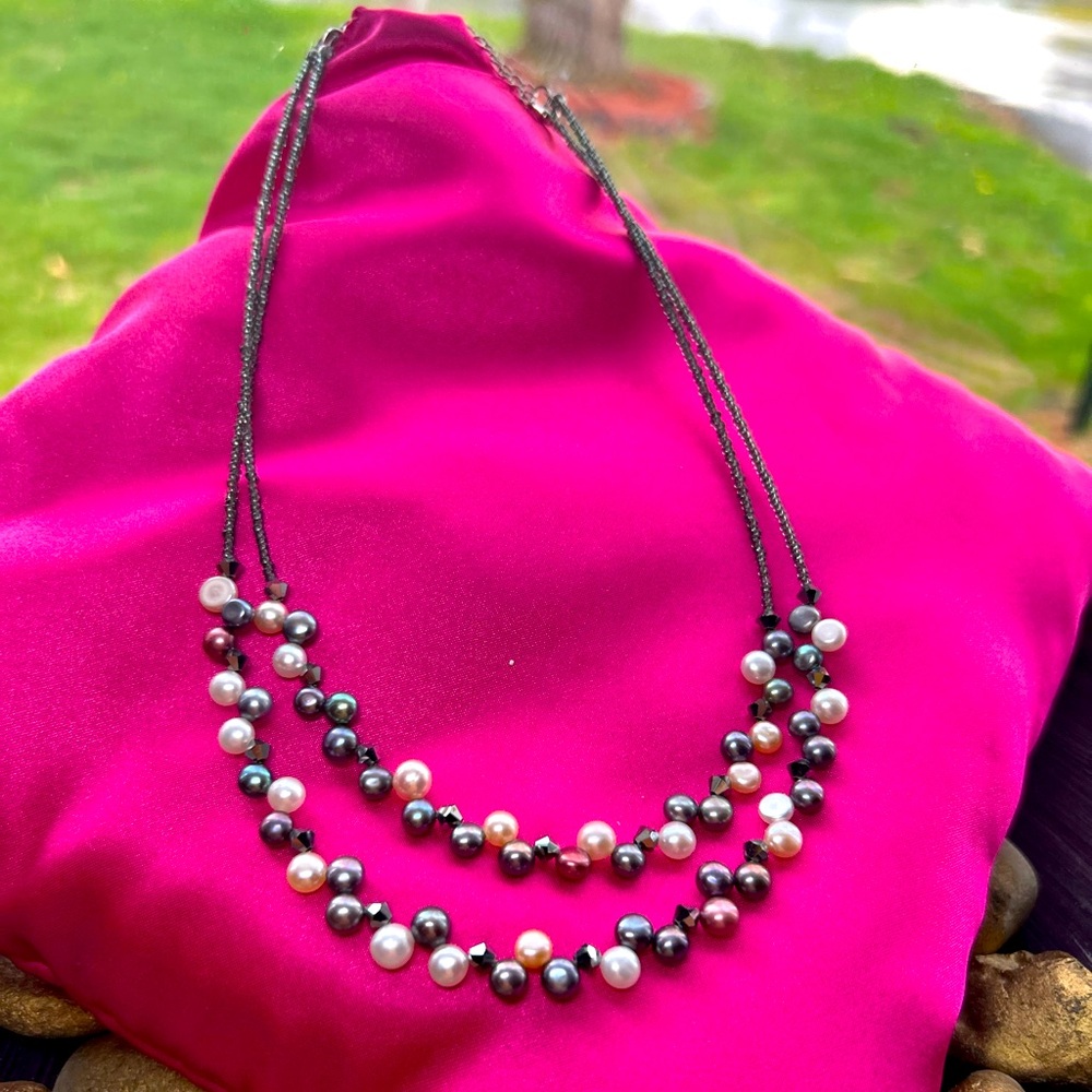 This Beautiful Lia Sophia necklaces is a must have effortless yet standout piece